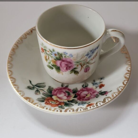 S.G.K. China Cup and Saucer Made in Occupied Japan - Picture 7 of 13